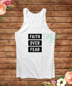 Faith Over Fear Box Logo Tank Top