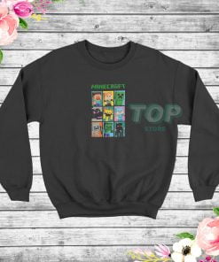 Minecraft Black Graphic Sweatshirt