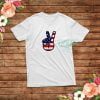 Peace Sign American Flag T-Shirt
