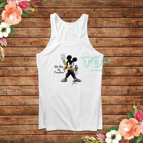 We Are The Champions Mickey Freddie Tank Top