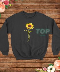 Jesus Sunflower Vintage Sweatshirt