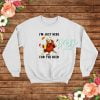 Turkey I'm Just Here For The Beer Thanksgiving Day Sweatshirt