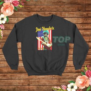 American Flag Jimi Hendrix Sweatshirt