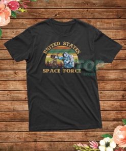 Alien United States Space Force Retro T-Shirt