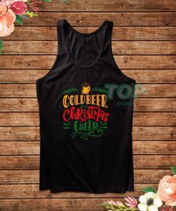 Cold Beer And Christmas Cheer Tank Top