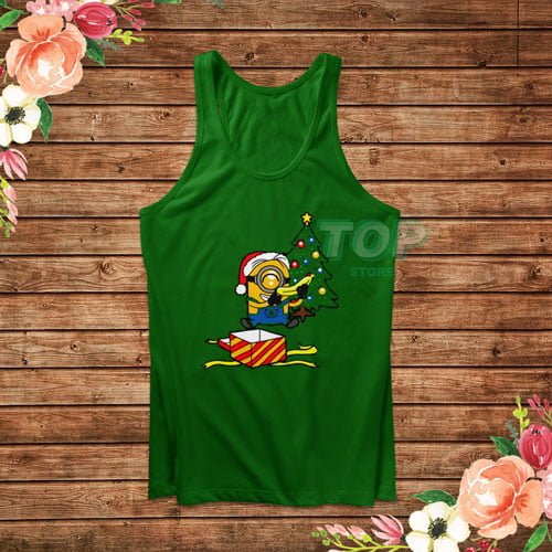 All I Want For Christmas Is A Banana Minion Tank Top