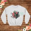 Funny Surfing Octopus Graphic Sweatshirt