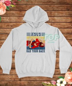 Jesus Has Your Back Wrestling Vintage Hoodie