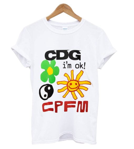 A CDG x CPFM 'I'm OK!' T-shirt