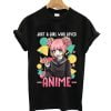Anime Shirts For Girls Women Just A Girl Who Loves Anime T-Shirt