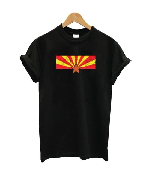 Arizona State Flag Statehood Day Men's T-Shirt