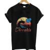 Visit Arrakis Vintage Distressed Surf Dune Sci Fi T-Shirt