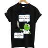 Wizard Kermit Funny Memes T-shirt