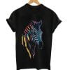 Zebra Head Colorful T-Shirt