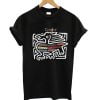 Colorful Tribal men's T-shirts Embroidered cotton pattern short sleeve