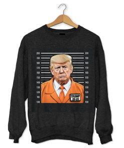 Funny Trump 2024 Prisoner Mugshot Sweatshirt