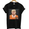 Funny Trump 2024 Prisoner Mugshot T-shirt