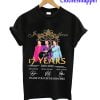 Jonas Brothers 17 Years 2005 2022 Signatures Thank You For The Memories T Shirt