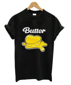 Unisex Summer Trendy 100% Cotton Melt Butter Short Sleeve T-shirt