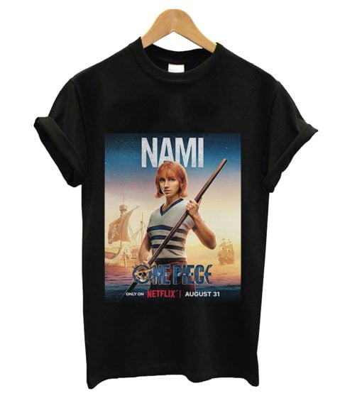 Nami One Piece Live Action Netflix Poster T-Shirt