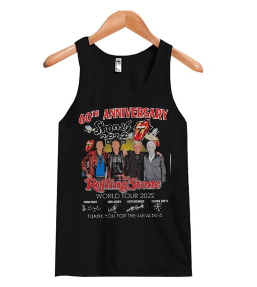 The Rolling Stones 60th Anniversary 1962-2023 Gift For Fan Tank Top