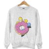 The Simpsons Sweatshirt Homer Donut