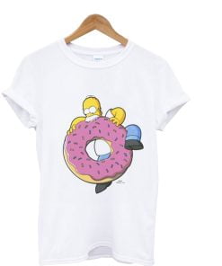 The Simpsons T-Shirt Homer Donut