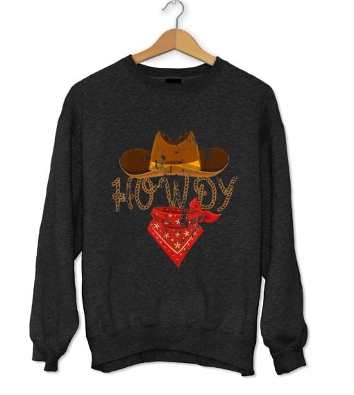 Western Cowboy Tees Howdy Sweatshirt